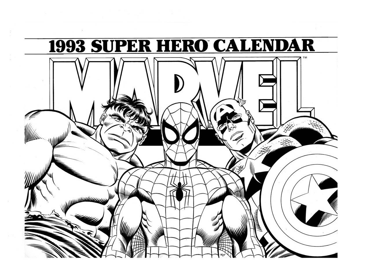 Malvorlage: Marvel-Superhelden (Superheld) #79862 - Kostenlose Malvorlagen zum Ausdrucken