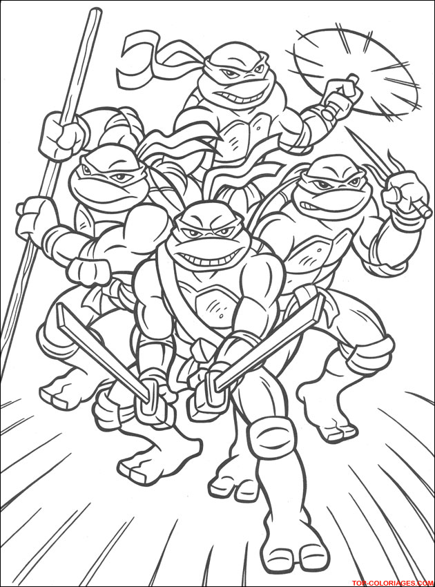 Malvorlage: Ninja Turtles (Superheld) #75354 - Kostenlose Malvorlagen zum Ausdrucken
