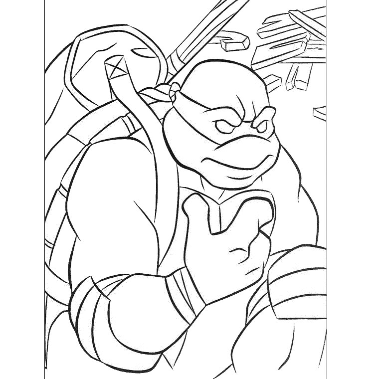 Malvorlage: Ninja Turtles (Superheld) #75378 - Kostenlose Malvorlagen zum Ausdrucken