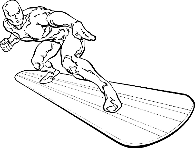 Malvorlage: Silberner Surfer (Superheld) #81127 - Kostenlose Malvorlagen zum Ausdrucken