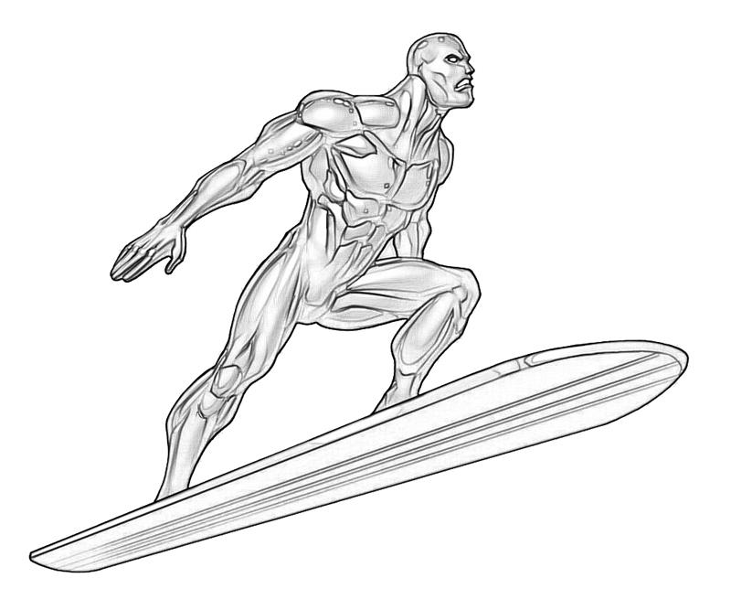 Malvorlage: Silberner Surfer (Superheld) #81132 - Kostenlose Malvorlagen zum Ausdrucken