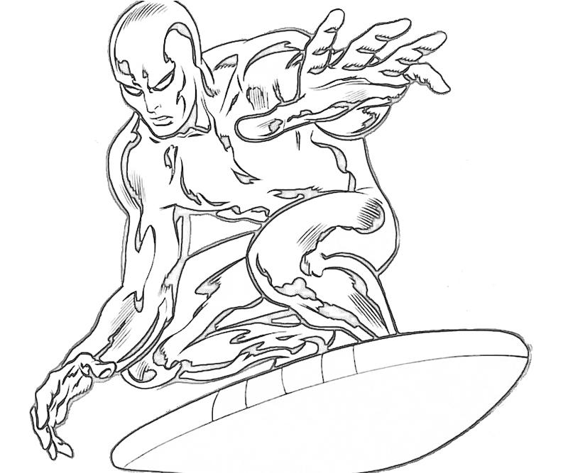 Malvorlage: Silberner Surfer (Superheld) #81139 - Kostenlose Malvorlagen zum Ausdrucken