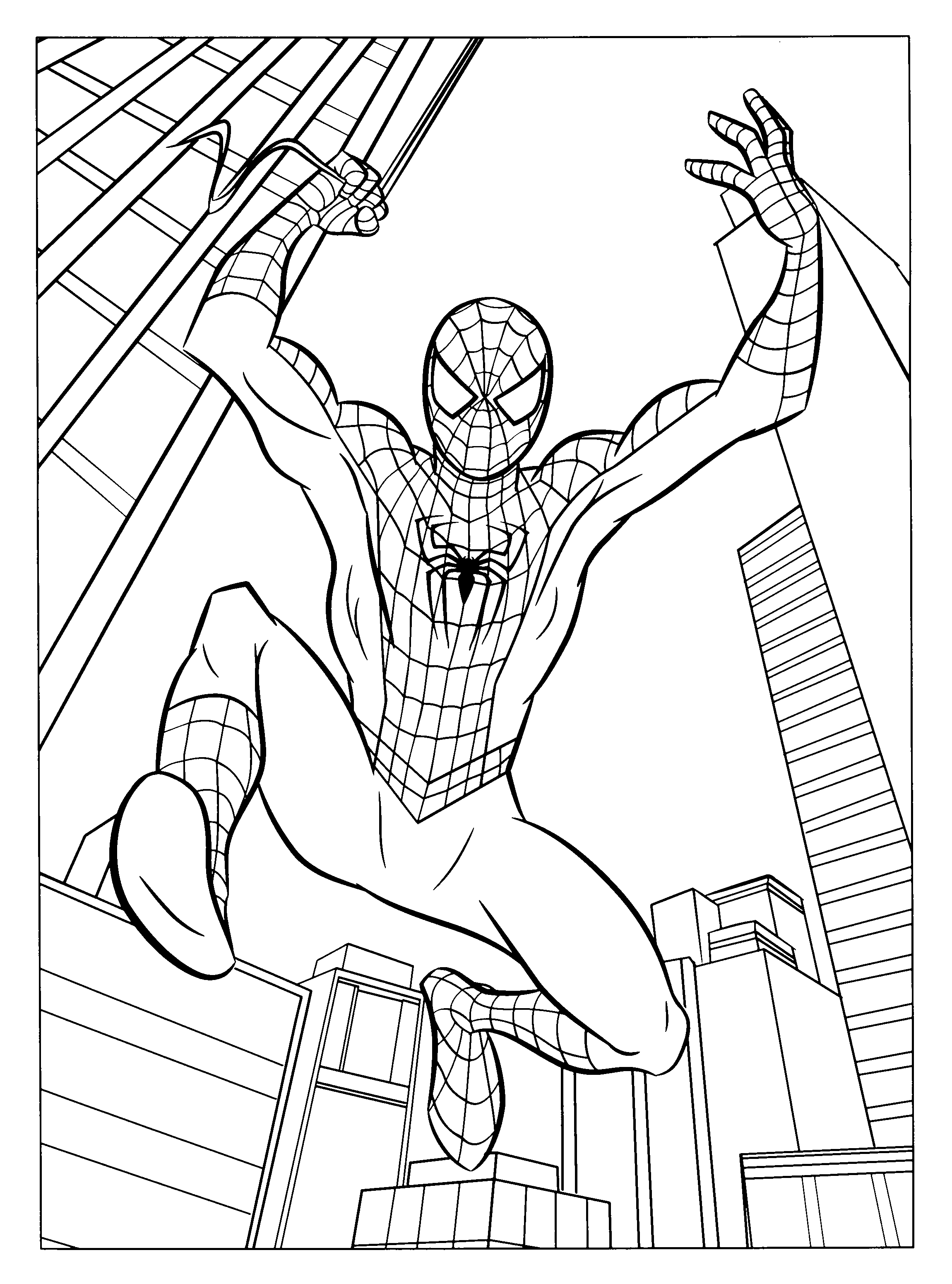 Malvorlage: Spider Man (Superheld) #78640 - Kostenlose Malvorlagen zum Ausdrucken