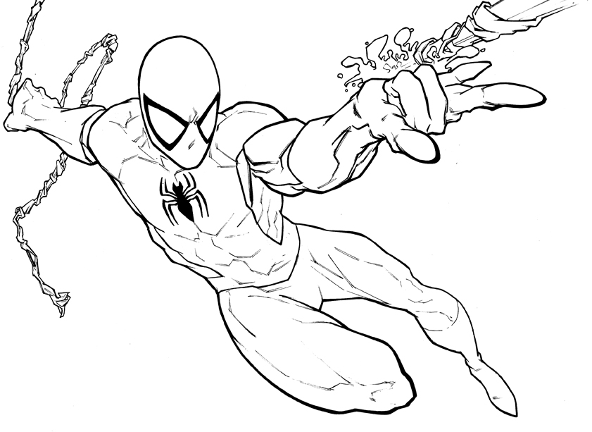 Malvorlage: Spider Man (Superheld) #78700 - Kostenlose Malvorlagen zum Ausdrucken