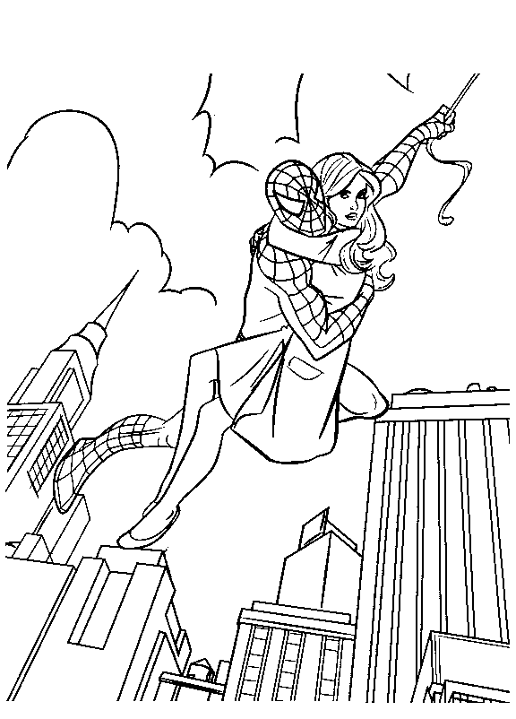 Malvorlage: Spider Man (Superheld) #78746 - Kostenlose Malvorlagen zum Ausdrucken