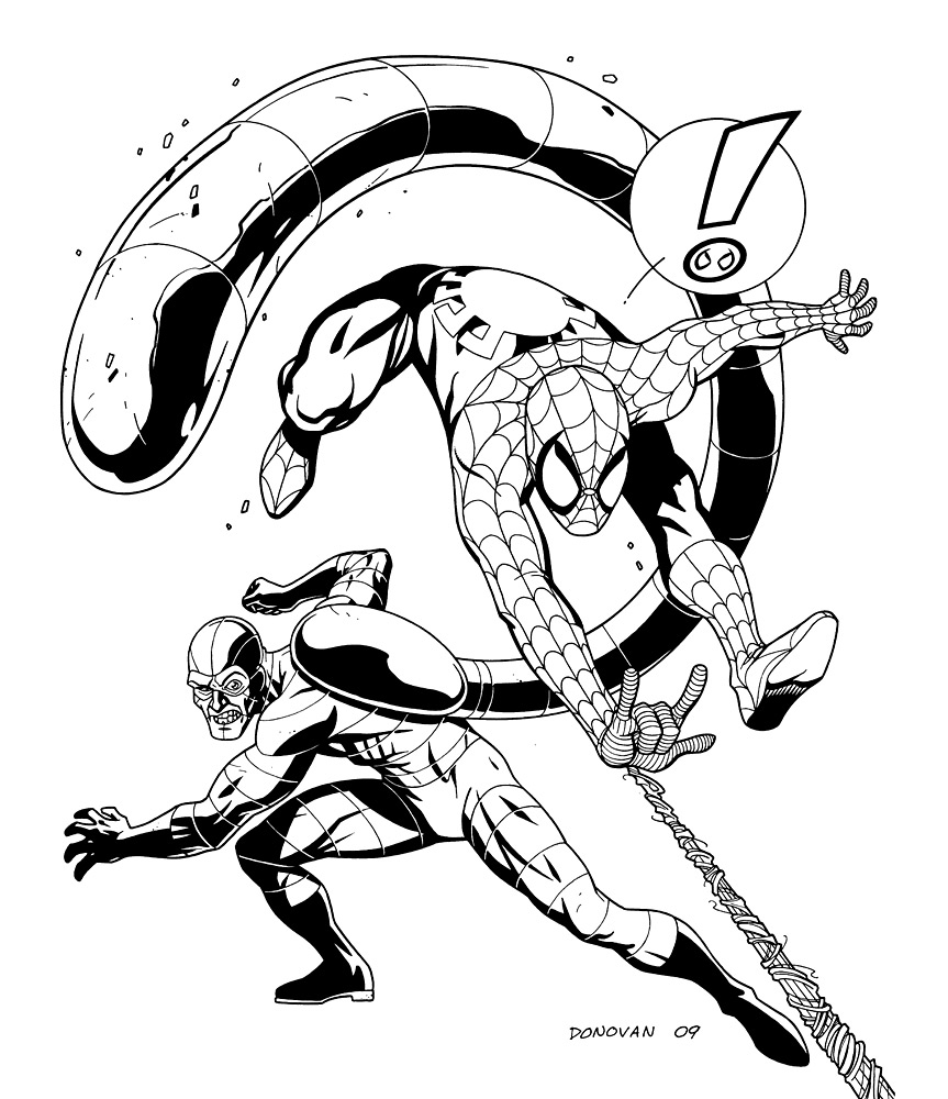 Malvorlage: Spider Man (Superheld) #78761 - Kostenlose Malvorlagen zum Ausdrucken