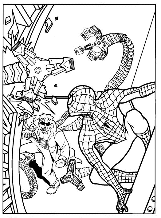 Malvorlage: Spider Man (Superheld) #78789 - Kostenlose Malvorlagen zum Ausdrucken