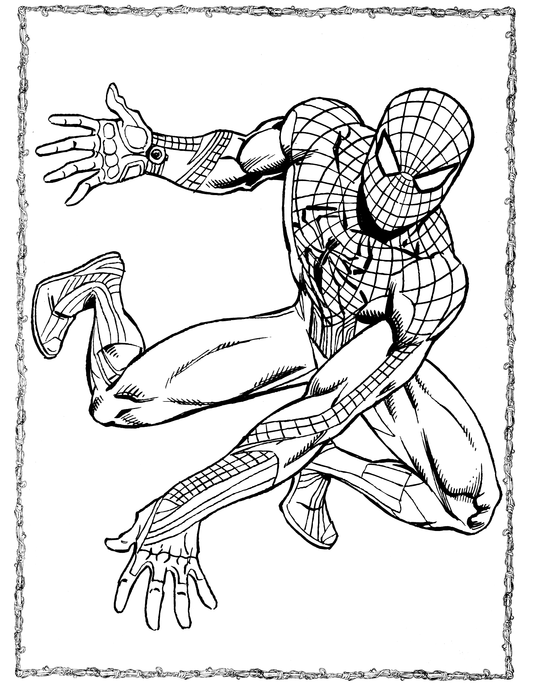 Malvorlage: Spider Man (Superheld) #78804 - Kostenlose Malvorlagen zum Ausdrucken