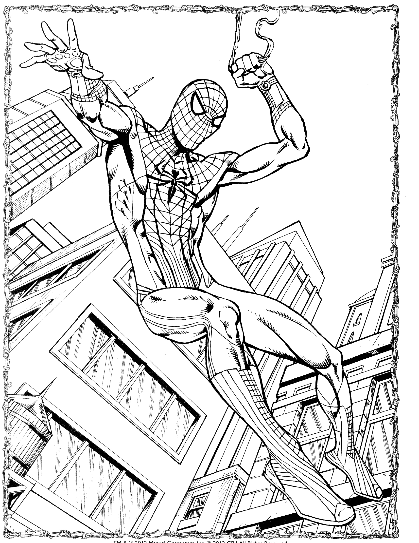 Malvorlage: Spider Man (Superheld) #78808 - Kostenlose Malvorlagen zum Ausdrucken