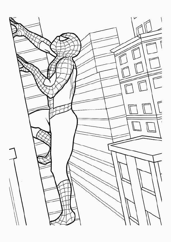 Malvorlage: Spider Man (Superheld) #78811 - Kostenlose Malvorlagen zum Ausdrucken