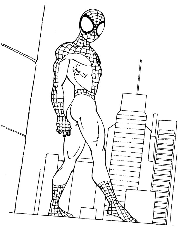 Malvorlage: Spider Man (Superheld) #78821 - Kostenlose Malvorlagen zum Ausdrucken