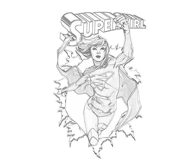 Malvorlage: Super-Mädchen (Superheld) #83932 - Kostenlose Malvorlagen zum Ausdrucken