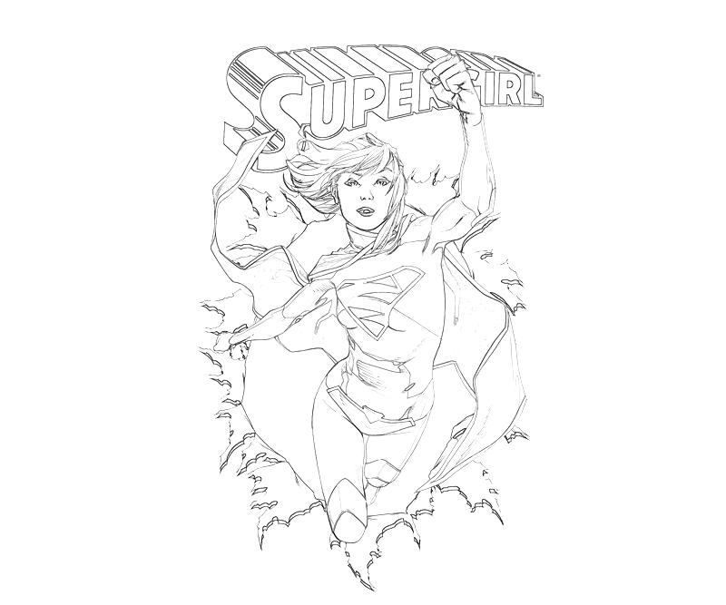 Malvorlage: Super-Mädchen (Superheld) #83941 - Kostenlose Malvorlagen zum Ausdrucken