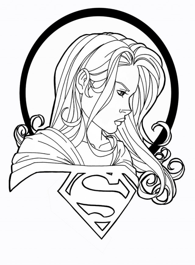 Malvorlage: Super-Mädchen (Superheld) #83956 - Kostenlose Malvorlagen zum Ausdrucken