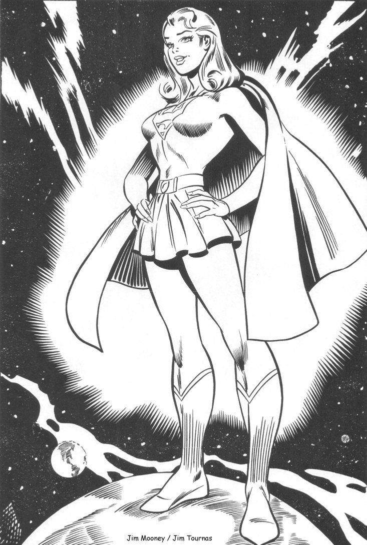 Malvorlage: Super-Mädchen (Superheld) #84000 - Kostenlose Malvorlagen zum Ausdrucken