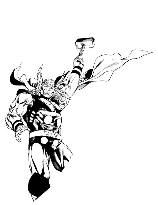 Malvorlage: Thor (Superheld) #75829 - Kostenlose Malvorlagen zum Ausdrucken