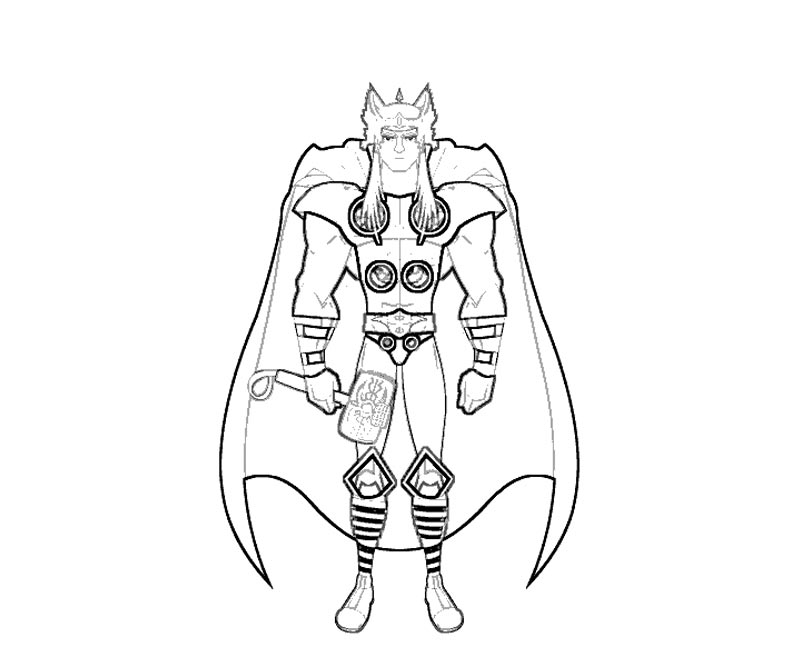 Malvorlage: Thor (Superheld) #75851 - Kostenlose Malvorlagen zum Ausdrucken