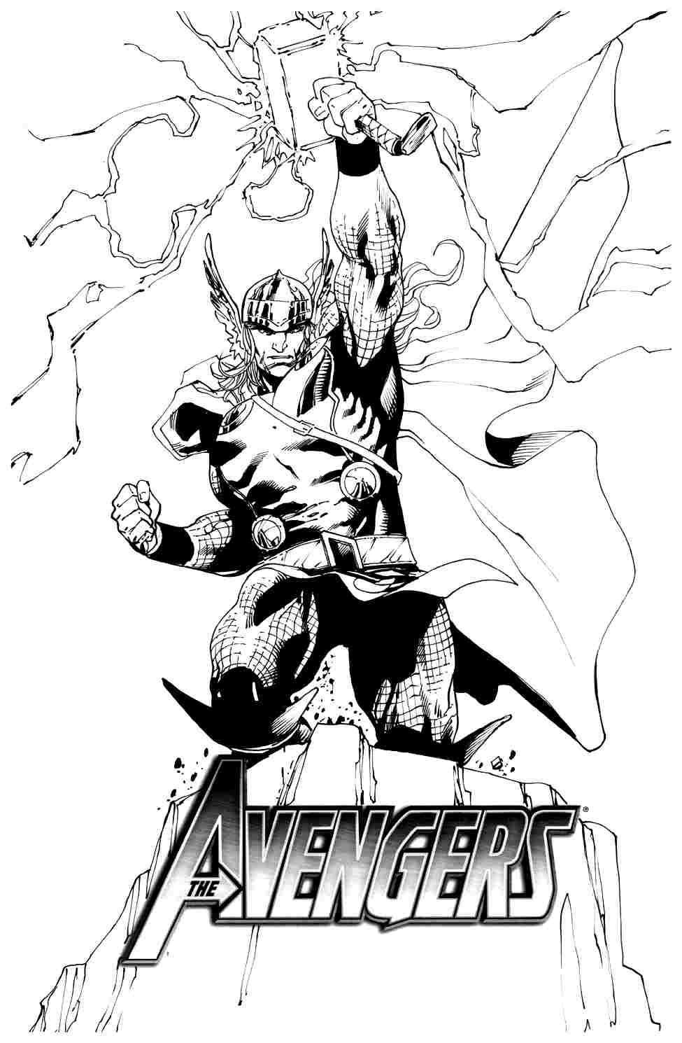 Malvorlage: Thor (Superheld) #75883 - Kostenlose Malvorlagen zum Ausdrucken