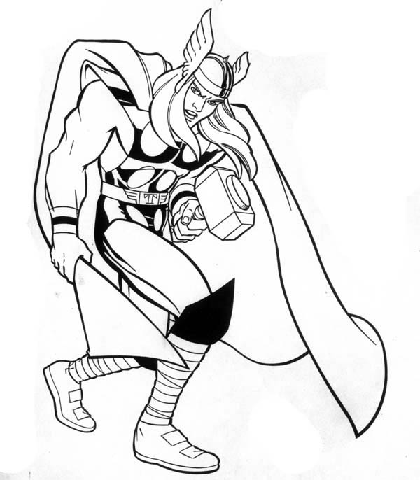Malvorlage: Thor (Superheld) #75905 - Kostenlose Malvorlagen zum Ausdrucken