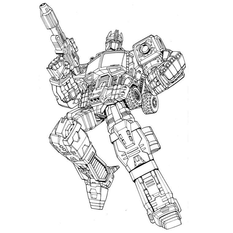 Malvorlage: Transformer (Superheld) #75097 - Kostenlose Malvorlagen zum Ausdrucken