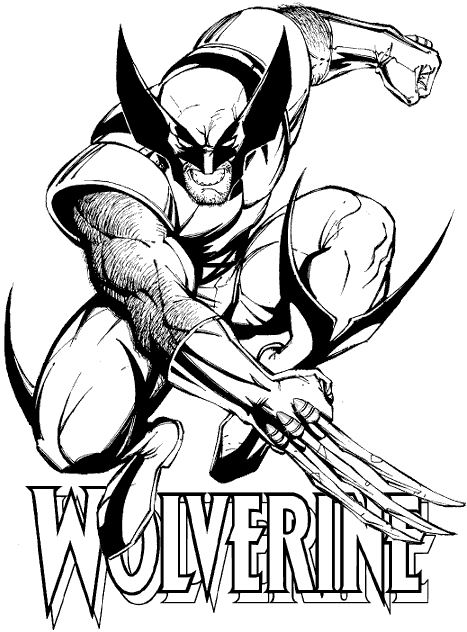 Malvorlage: X-Men (Superheld) #74365 - Kostenlose Malvorlagen zum Ausdrucken