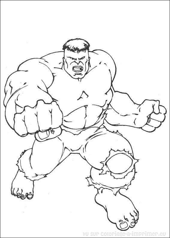 Malvorlage: Hulk (Superhelden und Superschurken) #79022 - Kostenlose Malvorlagen zum Ausdrucken