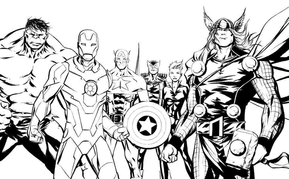 Malvorlage: Marvel Superhelden (Superhelden und Superschurken) #79857 - Kostenlose Malvorlagen zum Ausdrucken