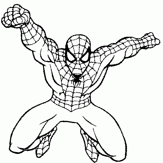 Malvorlage: Spider-Man (Superhelden und Superschurken) #78649 - Kostenlose Malvorlagen zum Ausdrucken