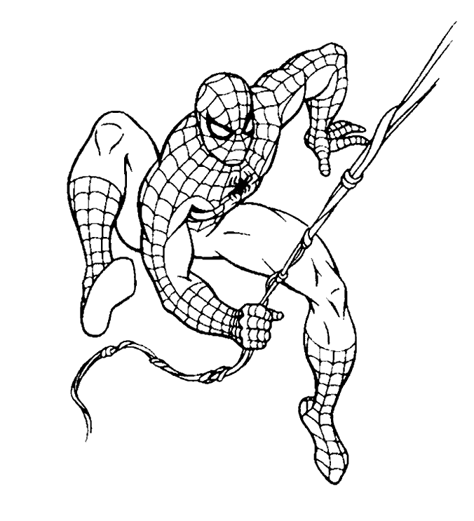 Malvorlage: Spider-Man (Superhelden und Superschurken) #78688 - Kostenlose Malvorlagen zum Ausdrucken
