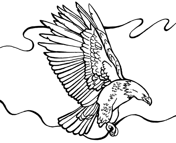 Malvorlage: Adler (Tiere) #333 - Kostenlose Malvorlagen zum Ausdrucken