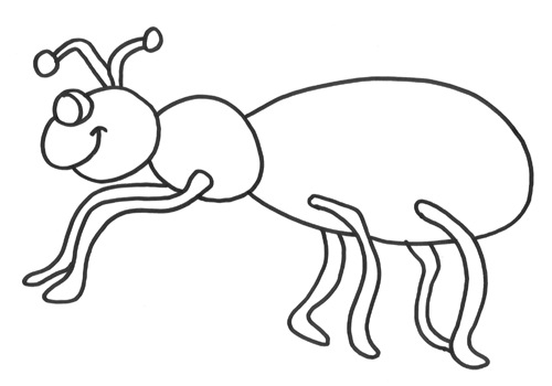Malvorlage: Ameise (Tiere) #7021 - Kostenlose Malvorlagen zum Ausdrucken