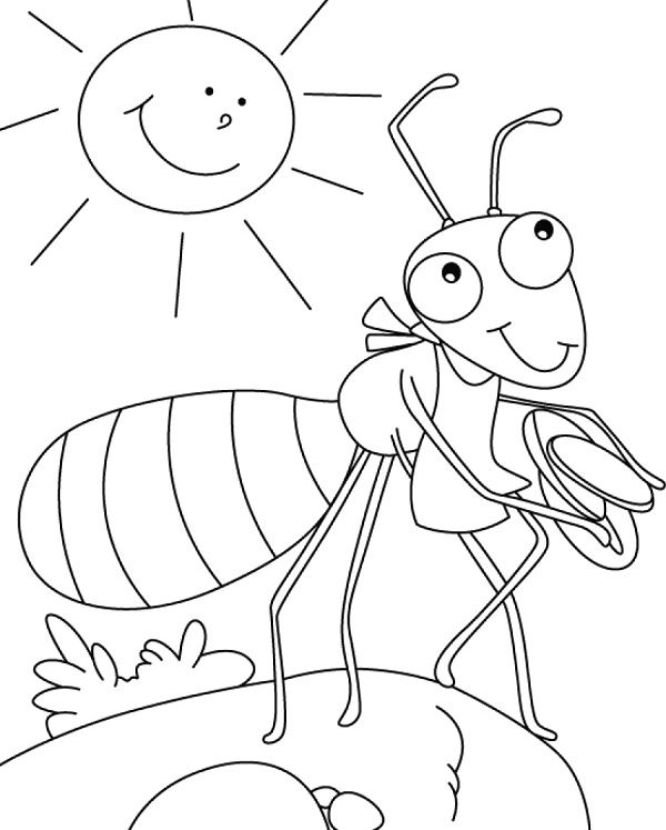 Malvorlage: Ameise (Tiere) #7111 - Kostenlose Malvorlagen zum Ausdrucken