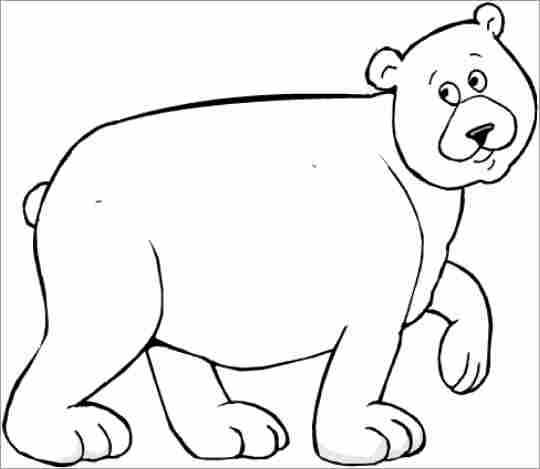Malvorlage: Bär (Tiere) #12279 - Kostenlose Malvorlagen zum Ausdrucken
