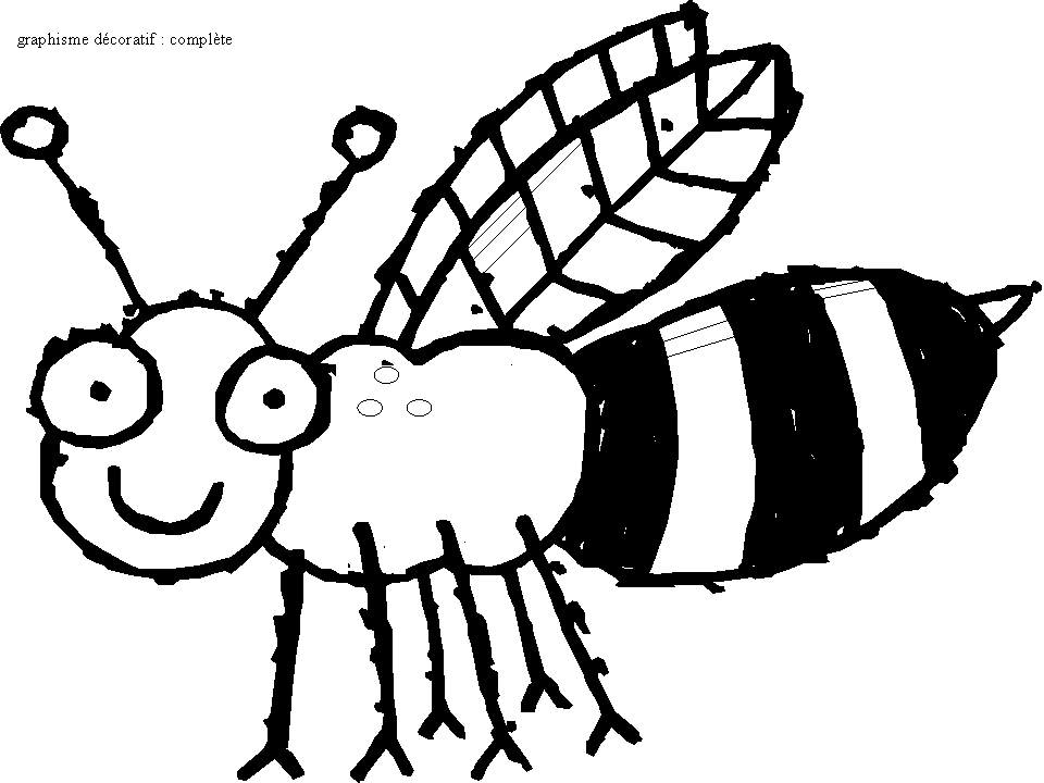 Malvorlage: Biene (Tiere) #165 - Kostenlose Malvorlagen zum Ausdrucken
