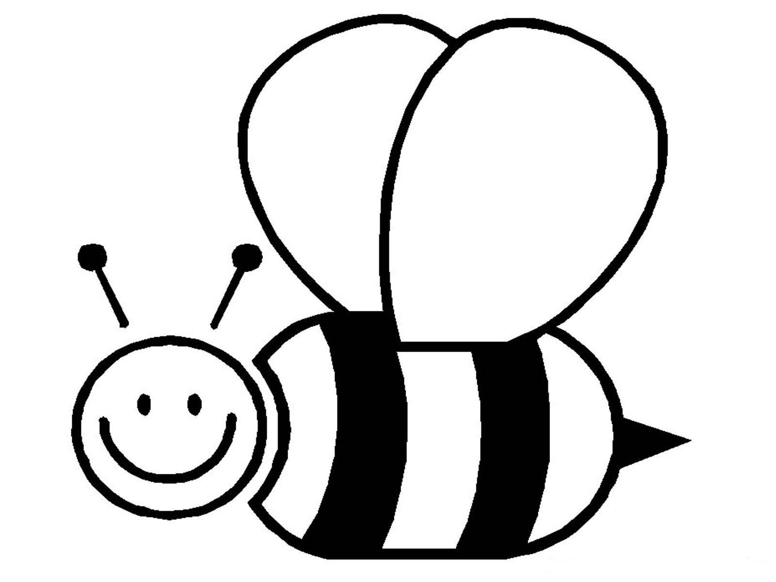 Malvorlage: Biene (Tiere) #74 - Kostenlose Malvorlagen zum Ausdrucken