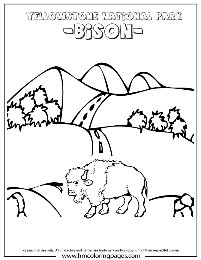 Malvorlage: Bison (Tiere) #1239 - Kostenlose Malvorlagen zum Ausdrucken
