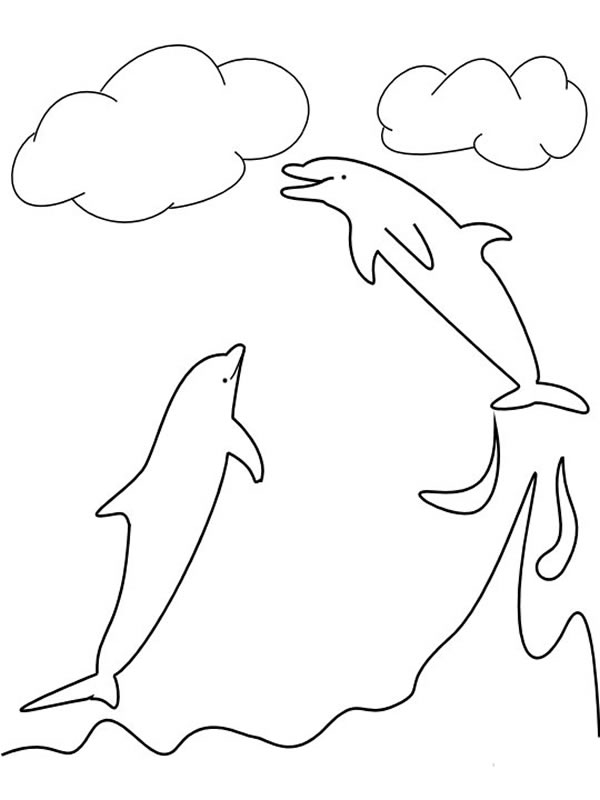 Malvorlage: Delfin (Tiere) #5244 - Kostenlose Malvorlagen zum Ausdrucken