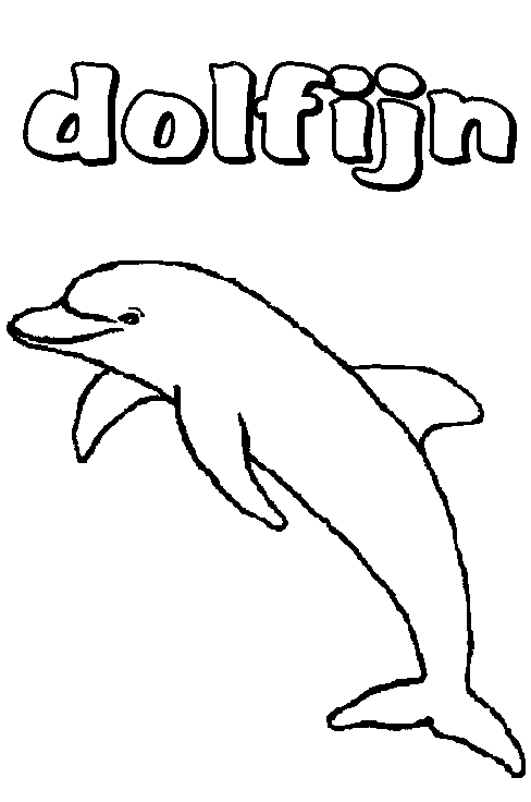 Malvorlage: Delfin (Tiere) #5265 - Kostenlose Malvorlagen zum Ausdrucken
