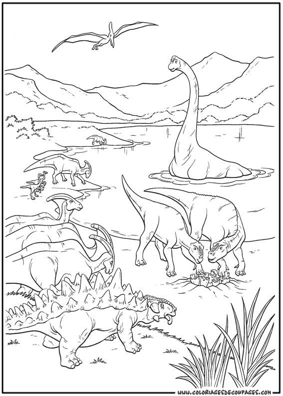 Malvorlage: Dinosaurier (Tiere) #5522 - Kostenlose Malvorlagen zum Ausdrucken