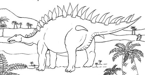 Malvorlage: Dinosaurier (Tiere) #5647 - Kostenlose Malvorlagen zum Ausdrucken