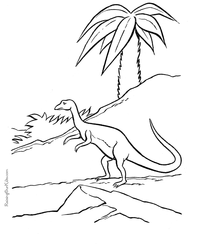 Malvorlage: Dinosaurier (Tiere) #5663 - Kostenlose Malvorlagen zum Ausdrucken
