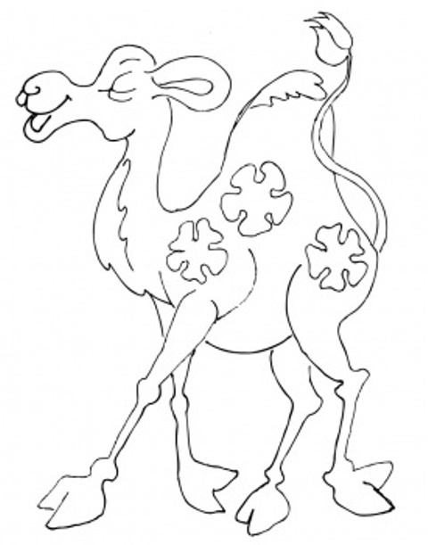 Malvorlage: Dromedar (Tiere) #6085 - Kostenlose Malvorlagen zum Ausdrucken