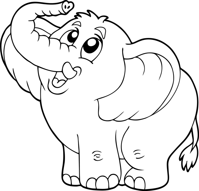 Malvorlage: Elefant (Tiere) #6296 - Kostenlose Malvorlagen zum Ausdrucken