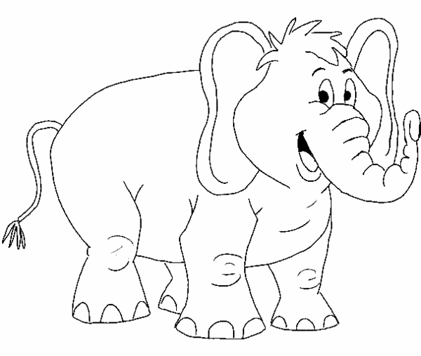 Malvorlage: Elefant (Tiere) #6304 - Kostenlose Malvorlagen zum Ausdrucken