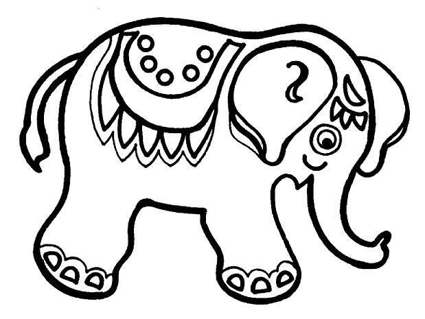 Malvorlage: Elefant (Tiere) #6323 - Kostenlose Malvorlagen zum Ausdrucken