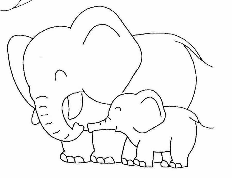 Malvorlage: Elefant (Tiere) #6355 - Kostenlose Malvorlagen zum Ausdrucken