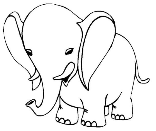 Malvorlage: Elefant (Tiere) #6367 - Kostenlose Malvorlagen zum Ausdrucken