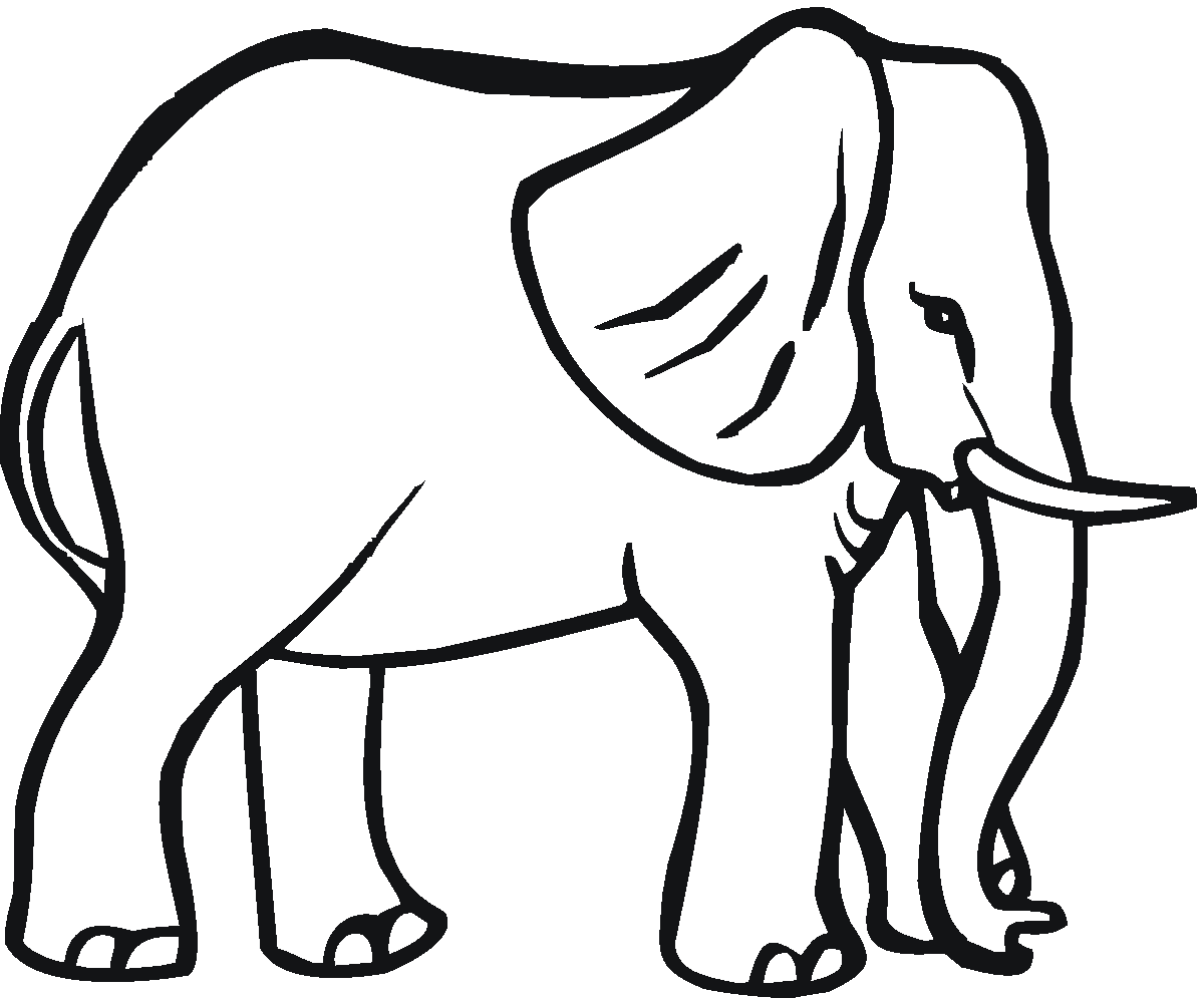 Malvorlage: Elefant (Tiere) #6401 - Kostenlose Malvorlagen zum Ausdrucken