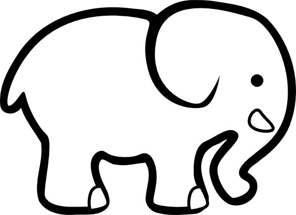 Malvorlage: Elefant (Tiere) #6408 - Kostenlose Malvorlagen zum Ausdrucken