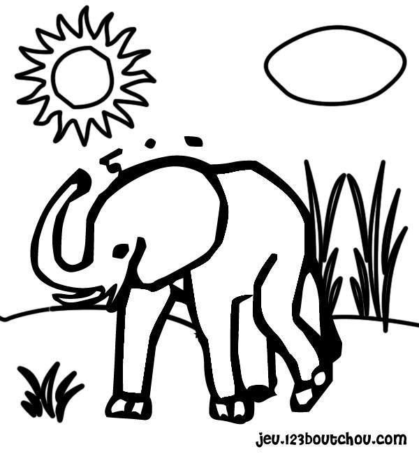 Malvorlage: Elefant (Tiere) #6448 - Kostenlose Malvorlagen zum Ausdrucken